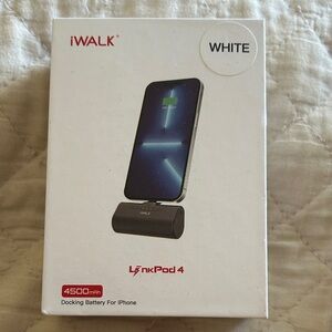iWALK LinkPod 4 White Docking Battery for iPhone  - SEALED